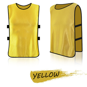 Celemek latihan sepak bola bernomor tim kustom kualitas tinggi untuk sepak bola Scrimmage <span class=keywords><strong>an</strong></span> Pinnies - Product Image 2