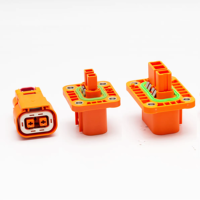 Prises électroniques haute tension IP67 HVIL nouvelle énergie mâle et femelle avec prise droite petits connecteurs coaxiaux de courant (RF)