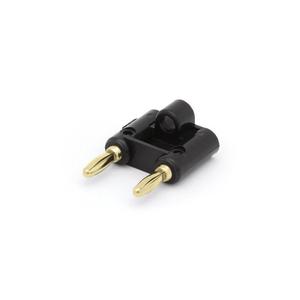 Cualquier marca DUAL BANANA PLUG-NEGRO - Product Image 1