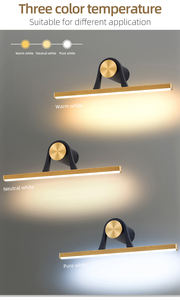 Lámpara LED moderna para tocador, aplique de pared para baño, ideal para maquillaje y como luz para cuadros en baños de hotel. - Product Image 2