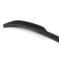 Aileron de coffre en fibre de carbone sèche moulé par compression brillant style MP compatible avec BMW Série 3 G80 M3