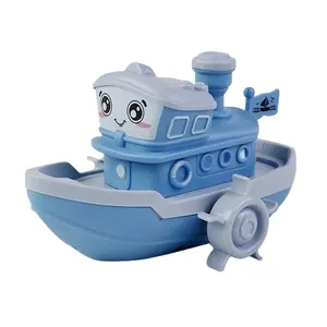 可爱卡通船船发条玩具儿童水上玩具游泳沙滩游戏儿童礼品