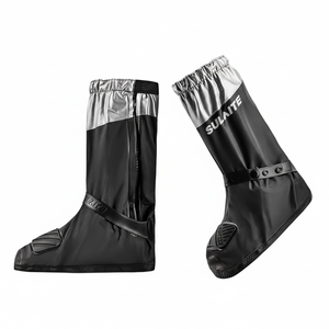 Copriscarpe <span class=keywords><strong>per</strong></span> <span class=keywords><strong>Moto</strong></span> - <span class=keywords><strong>Impermeabili</strong></span>, Antiscivolo, Resistenti all'Usura, Copristivali Alti <span class=keywords><strong>per</strong></span> Pioggia e Guida all'Aperto - Product Image 1