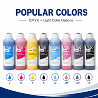 Encre éco-solvant résistante aux produits chimiques pour têtes d'impression Epson DX5 DX7 I3200 pour impression de bannières commerciales extérieures à revêtement de couteau