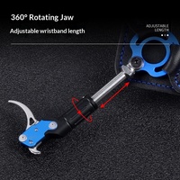 Support de tir à l'arc en aluminium CNC haute précision, réglable en 3 étapes, avec déclencheur au poignet R5, fabrication directe usine, personnalisable OEM