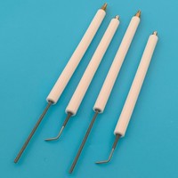 Électrode de Prise de Flamme en Céramique pour Cuisinière à Gaz Haute Tension, Capteur de Flamme en Alumine Al2O3, Pièces de Rechange pour Cuisinière OEM