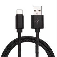 Accessoires mobiles Câbles de données USB Câble de charge rapide tressé en nylon USB a vers type C