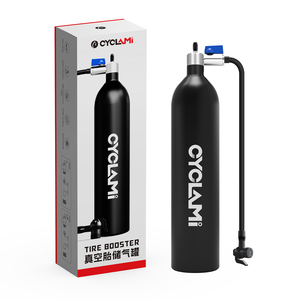 CYCLAMI Gonfleur de <span class=keywords><strong>pneu</strong></span> de vélo ultra-rapide Tubeless Presta/Schrader Valves Booster haute <span class=keywords><strong>pression</strong></span> Compatible pour les vélos <span class=keywords><strong>VTT</strong></span> de route - Product Image 1