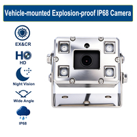 Cámara de Seguridad para Vehículos de Materiales Peligrosos, a Prueba de Explosiones, Carcasa de Acero Inoxidable 304, AHD 1080P, IP68, Impermeable, Monitoreo IR, Química