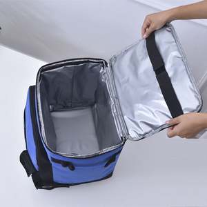 Large Capacity Polyester Pull Rod Tugboat <b>Ice</b> <b>Cooler</b> New Thermal Insulation Bag for Outdoor Picnic Food and Can Storage - Product Image 6