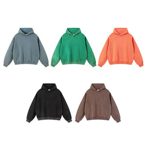 AMCLEVER 2026 Felpe da Uomo: <span class=keywords><strong>Felpa</strong></span> Oversize Lavata e Tie-Dye di Tendenza, Vendita all'Ingrosso per Produttori Transfrontalieri - Product Image 5
