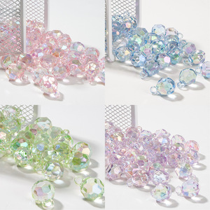 ลูกปัดคริสตัลแก้วหลากสีเหลือบรุ้ง โปร่งแสงสูง ขนาด 16 มม. สำหรับงาน DIY เครื่องประดับ ทำมือ และงานฝีมือต่างๆ - Product Image 1