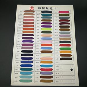 Cuerda de terciopelo coreana de 5 mm, cuero artificial para manualidades, suministros para la fabricación de joyas, accesorios de bricolaje, tarjeta de colores incluida - Product Image 1
