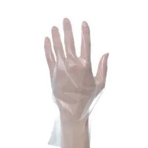 Transparent Plastic HDPE/LDPE Disposable Safe Cooking Restaurant BBQ Gloves