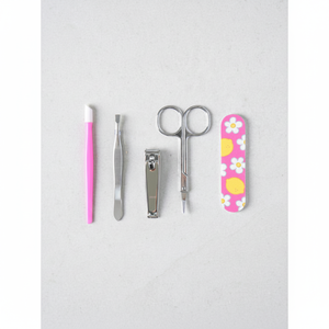 Professional Korean K Beauty <b>Nail</b> Care <b>Kit</b> Made South Korea 5pcs Handbag-Sized Stainless Steel Clippers Manicure Pedicure Set - Product Image 2