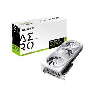 RTX <span class=keywords><strong>4070</strong></span> <span class=keywords><strong>Ti</strong></span> <span class=keywords><strong>Aero</strong></span> <span class=keywords><strong>OC</strong></span> 12g เวิร์คสเตชั่นสำหรับเล่นเกม GPU พร้อม DP output GDDR6X PCI Express - Product Image 1