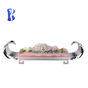 OKEY led acrylique service <span class=keywords><strong>de</strong></span> table fruits <span class=keywords><strong>de</strong></span> <span class=keywords><strong>mer</strong></span> seau à glace affichage <span class=keywords><strong>de</strong></span> glace buffet présentoir <span class=keywords><strong>de</strong></span> nourriture pour restaurant - Product Image 2