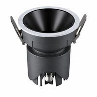 Downlight LED COB anti-éblouissement IP44, direct usine, dimmable 5W-15W, en fonte, fournisseur en gros