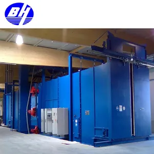 High performance Automatic Shot Blasting Room / Shotblasting Room for large Steel Structure Surface Derusting