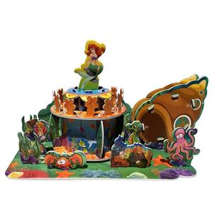 Puzzle 3D personnalisé en gros, modèle de château, <span class=keywords><strong>maison</strong></span> de poupée, puzzles 3D DIY - Product Image 6