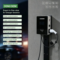 Cargador de Vehículos Eléctricos de Alta Calidad, 22kW, 11kW, 7kW, Wallbox, Estación de Carga Inteligente Tipo 2, Tipo 1, GBT, para Fabricantes de Vehículos Eléctricos
