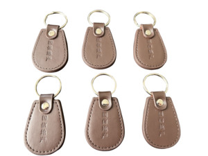 พวงกุญแจหนัง RFID ปรับแต่งได้ 13.56Mhz บัตร RFID 125KHZ เขียนซ้ำได้ T5577 บัตรควบคุมการเข้าถึงแบบคัดลอกได้ พวงกุญแจ RFID NFC Google - Product Image 6