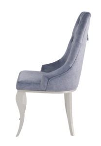 <b>Gray</b> Fabric & Metal Legs Convertible <b>Dining</b> <b>Chair</b> Set of 2-Modern Design for Home <b>Dining</b> - Product Image 4