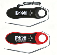 Thermomètre numérique à double sonde à lecture instantanée, rechargeable, pour la viande, le micro-ondes, le fumoir et le barbecue