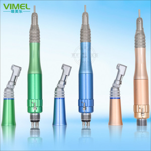 ชุดเครื่องมือทันตกรรม Vimel Dental Low Speed Handpiece รุ่น WM-088AC สีน้ำเงิน เขียว ทอง พร้อมมอเตอร์ตรงและเครื่องดัด สำหรับงานเจียร - Product Image 1