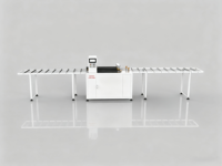 Machine de découpe et de poinçonnage entièrement automatique pour rails de stores (supérieur et inférieur), équipement de traitement de rails de rideaux en aluminium servo-assisté