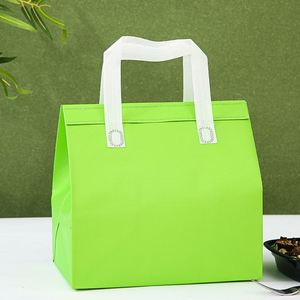 Échantillon Gratuit Sac Isotherme Personnalisé avec Logo pour Pique-nique et Déjeuner, Sac Fourre-tout Isotherme Non Tissé pour Aliments - Product Image 4