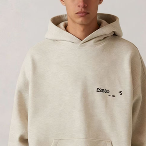 Sudadera con capucha oversize para hombre <span class=keywords><strong>Fear</strong></span> Tops, estilo urbano con hombros caídos, jersey grueso de invierno, logotipo personalizado, deportivo de alto gramaje Y2K God - Product Image 2