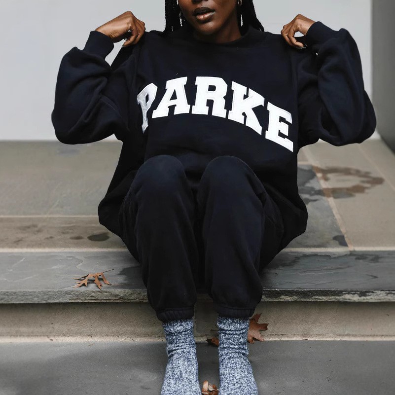 Black with White Letter