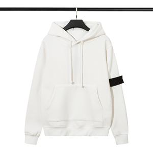 <span class=keywords><strong>Sweat</strong></span> à <span class=keywords><strong>capuche</strong></span> en polaire avec badge en pierre pour l'automne et l'hiver, style mode pour les amoureux, marque de vêtements pour hommes - Product Image 1