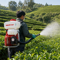 Pulvérisateur à dos thermique NTS423 73cc 2 temps à essence pour la pulvérisation agricole des cultures et des vergers