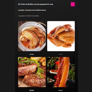 เครื่องหมักเนื้อไฟฟ้าสำหรับร้านอาหาร ใช้สำหรับหมักไก่ หมักเนื้อวัว หมัก<span class=keywords><strong>ปลา</strong></span> พร้อมระบบฉีดน้ำเกลือ 110V/220V - Product Image 5