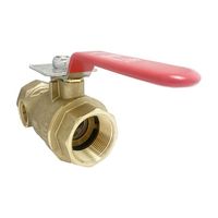 Robinet de test et de vidange en laiton 1 pouce, homologué FM/UL, pour extrémité de ligne de sprinkler incendie