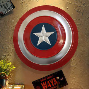 TikTok vende capitán Escudo <span class=keywords><strong>de</strong></span> Metal <span class=keywords><strong>de</strong></span> clase alta latón artes decorativas manualidades técnica <span class=keywords><strong>de</strong></span> fundición escultura artística decoración del hogar - Product Image 6