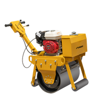 Compacteur vibrant à tambour unique, mini-compacteur portable pour travaux routiers, homologué CE EPA, à vendre