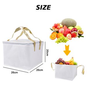 Custom logo Non-Woven Cooler Bag Insulated with Handle Printed Pattern Bag - Product Image 3