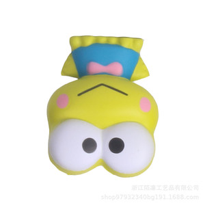 Pu Foam Frog Stress Relief Toy Cartoon Animal <b>Squishy</b> Gift For Kids And Adults - Product Image 2