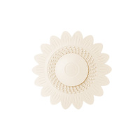 Joint d'étanchéité en silicone anti-odeur Sunflower, tapis de lavabo, tapis d'évier, couvercle de filtre anti-cheveux pour évier, passoire d'évier en silicone