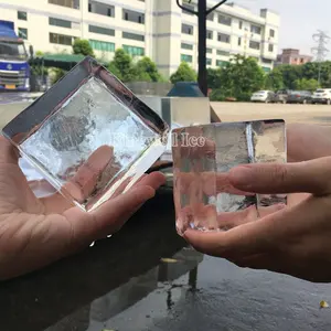 Máquina para hacer bloques de hielo transparente, sistema de salería, para bares y hoteles