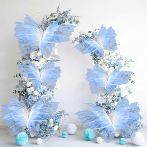 Arco de Seda Rosa de Lujo para Instalación Colgante, Flor Gigante de Organza, Fondo Artístico para Bodas, Decoración para Escaparates - Product Image 1
