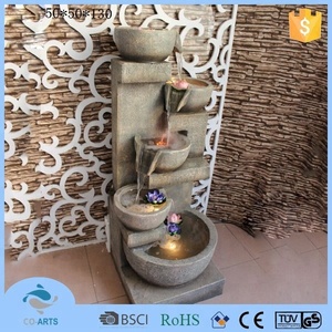 High Quality Home Decor <b>Outdoor</b> Garden Tier Polyresin Led <b>Outdoor</b> <b>Fountains</b> Mini Indoor Garden Decorative Resin Water <b>Fountain</b> - Product Image 2