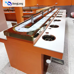 DongLong Döner Suşi Konveyör Bandı Döner Küçük Sıcak Tencere Sistemi - Product Image 4