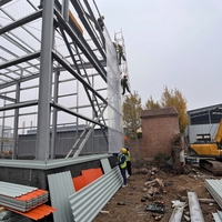 Estructura de Acero Prefabricada Resistente al Calor para Almacenes en Climas Cálidos, Talleres, Fábricas y Edificios de Almacenamiento Industrial