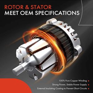 <span class=keywords><strong>Alternateur</strong></span> de style AD244 pour camion GM LS 1999-2006, moteur V8 4.3L-8.1L, 12V 220A, poulie à 6 rainures - Product Image 5