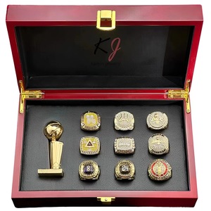 N.b.a สำหรับ <span class=keywords><strong>Los</strong></span> <span class=keywords><strong>Angeles</strong></span> <span class=keywords><strong>Lakers</strong></span> Kobe <span class=keywords><strong>Bryant</strong></span> ชุดแหวนถ้วยรางวัล9ชิ้นแหวนแฟชั่นคุณภาพสูงขายส่งจากโรงงาน - Product Image 1