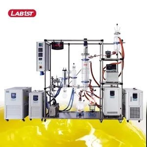 Labr1 Mesin Distilasi Molekul, Film Seka Evaporator Industri untuk Ekstraksi Minyak Tanaman